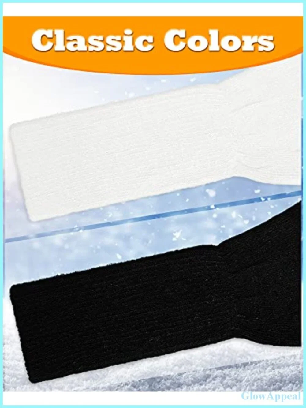 2 Pair Fingerless Gloves Women Long Knit Arm Warmers Stretchy Acrylic